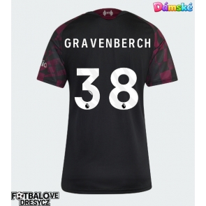 Liverpool Ryan Gravenberch #38 Dámské Alternativní Dres 2026-27 Krátký Rukáv Liverpool Ryan Gravenberch #38 Dámské Alternativní Dres 2026-27 Krátký Rukáv
